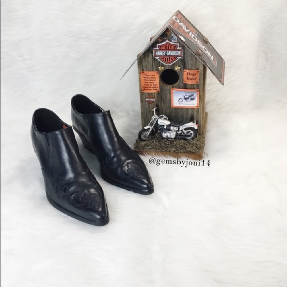 Harley Davidson Black Roundup  After Riding